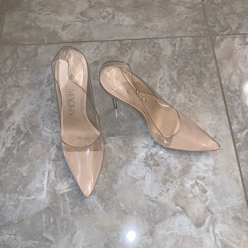 CLEAR - Women’s Clear Yeezy Inspired Heels Size 9